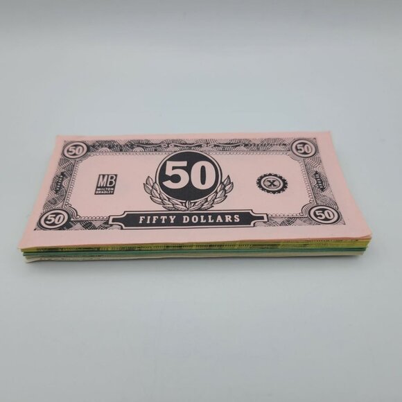 Milton Bradley Game Money Replacement Paper Crafting Scrapbook Artwork Family - Picture 4 of 6